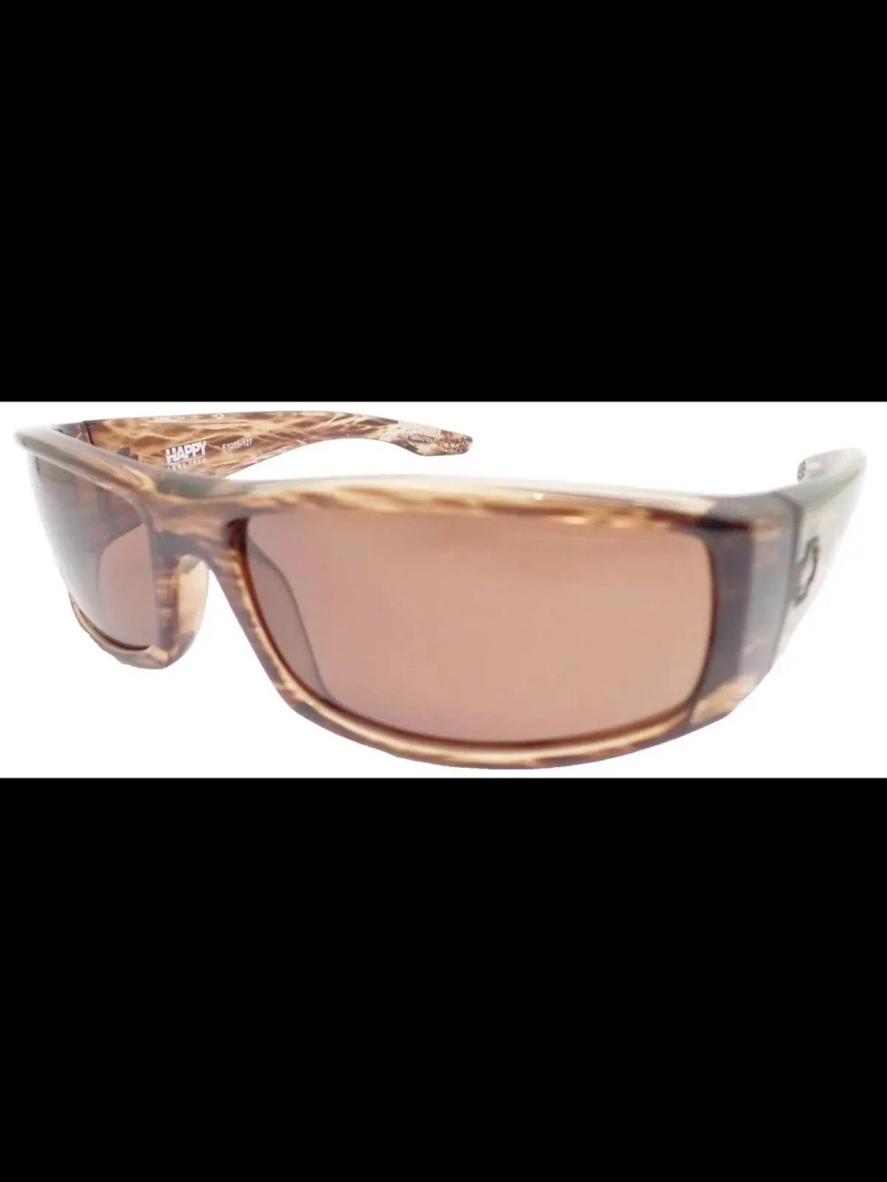 SPY Cooper Brown Stripe Tort - Happy Bronze Sunglasses